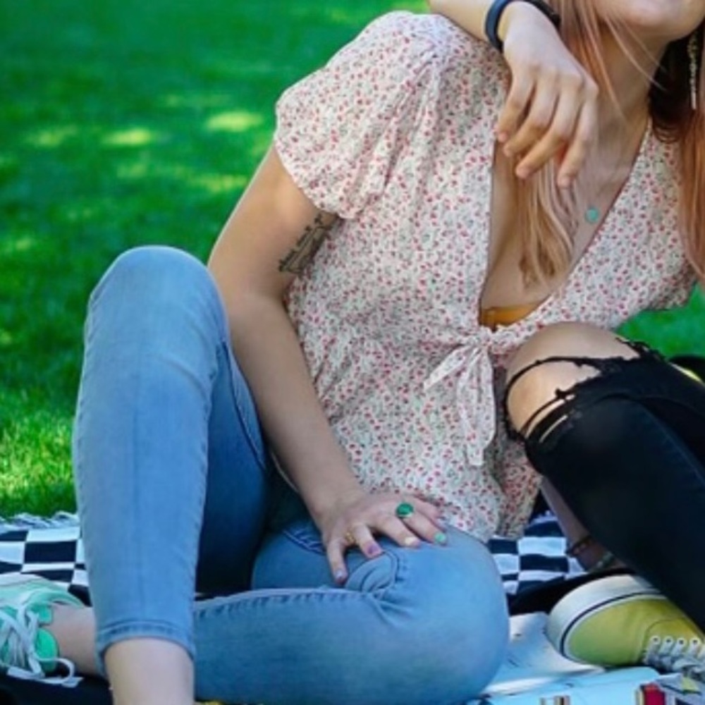 Floral blouse